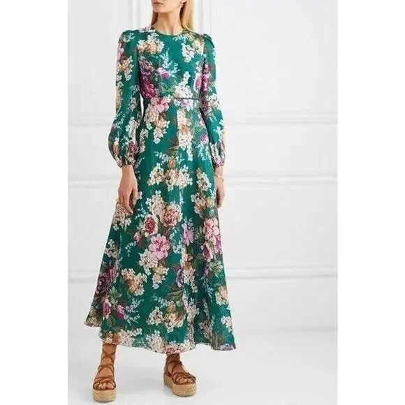 halter linen midi dress Rosie Linen Halter Midi Dress - White main image 1